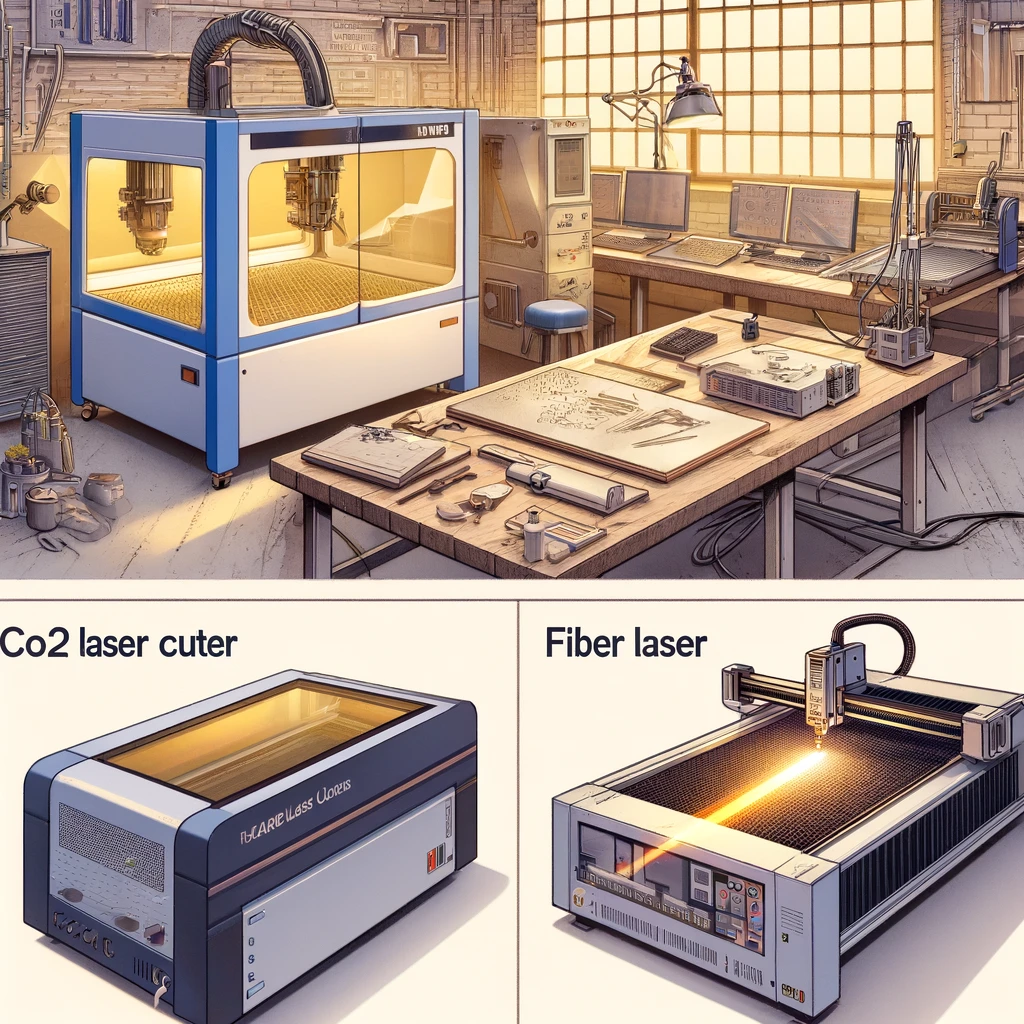 different types of laser cutter