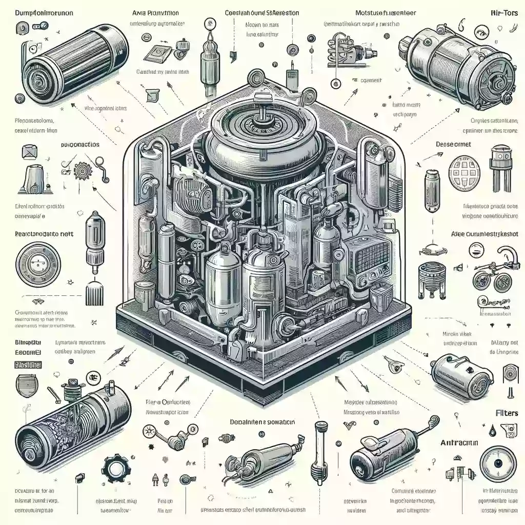 a picture of Factors Affecting Compressed Air Quality.