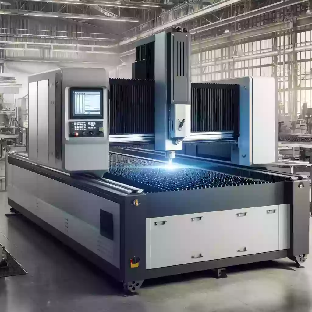 a picture of Fiber Laser Cutting Machine