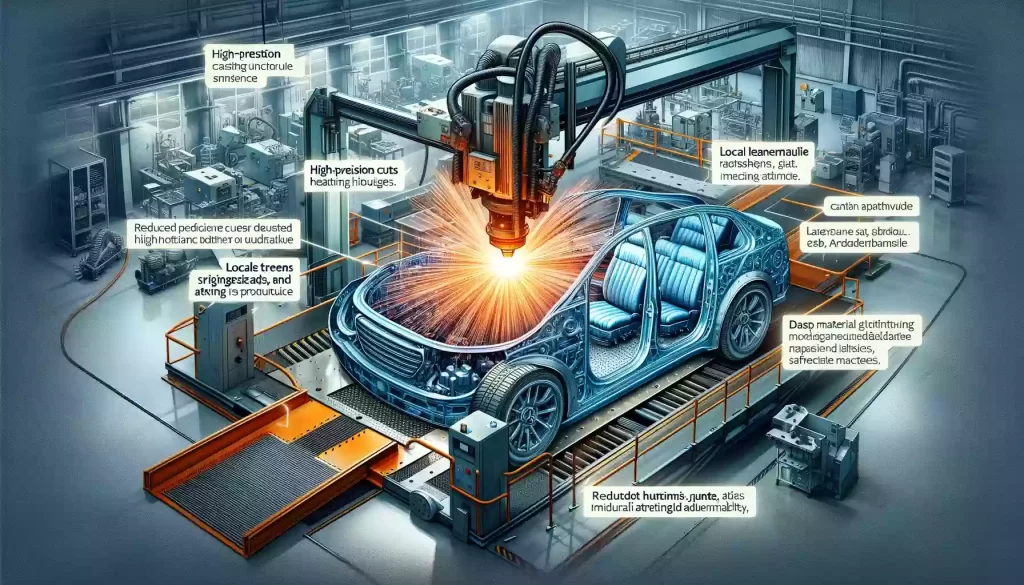 a picture of Application of Laser Cutting Machines in Automobile Airbags