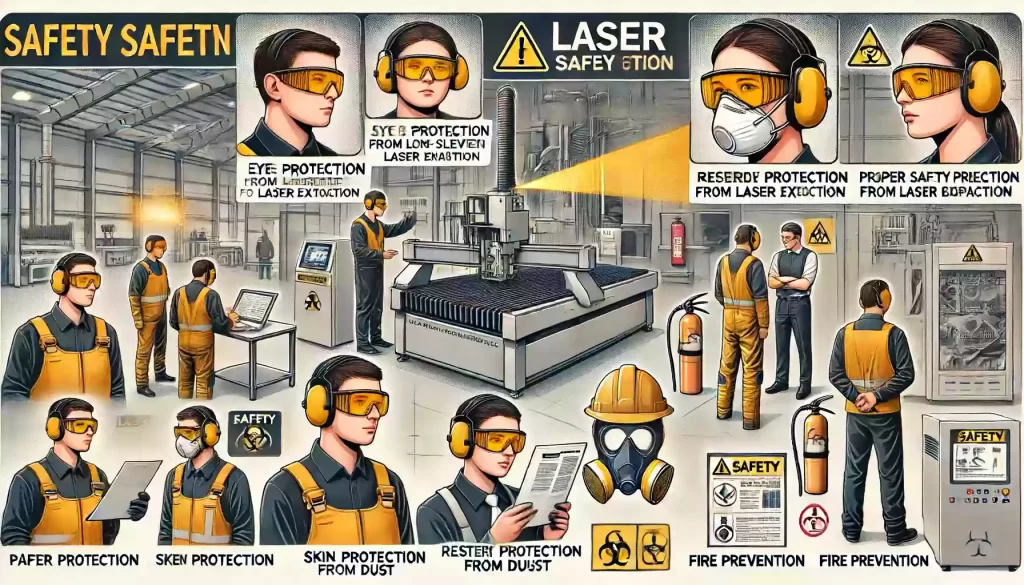 a picture of Necessary Safety Measures When Operating a Laser Cutting Machine