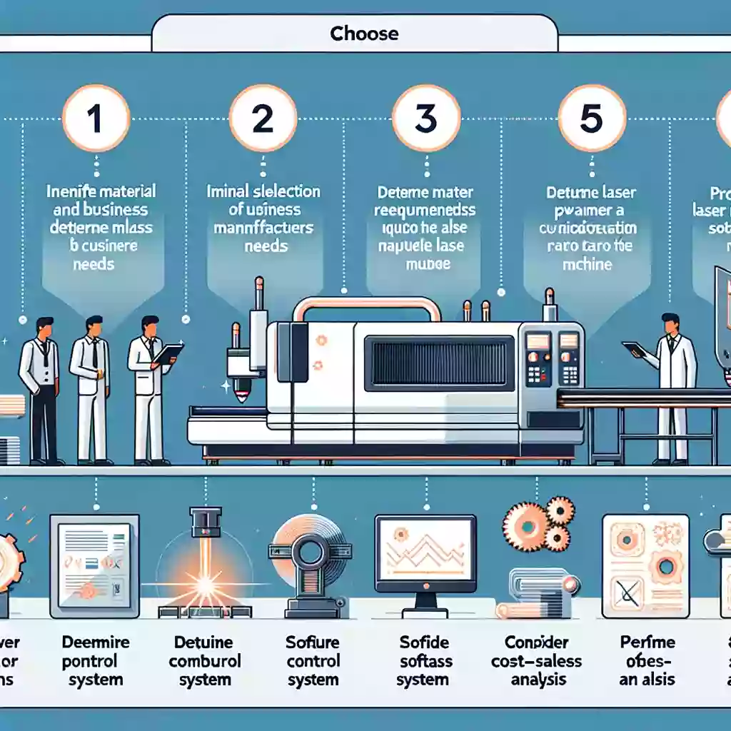 a picture of Steps to Choose a Fiber Laser Cutting Machine